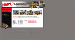 Desktop Screenshot of hart-equipment.com